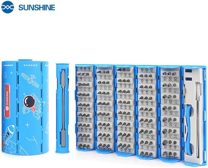 Kit De Desarmadores Sunshine SS-5120, 128 en 1 Vikingotek