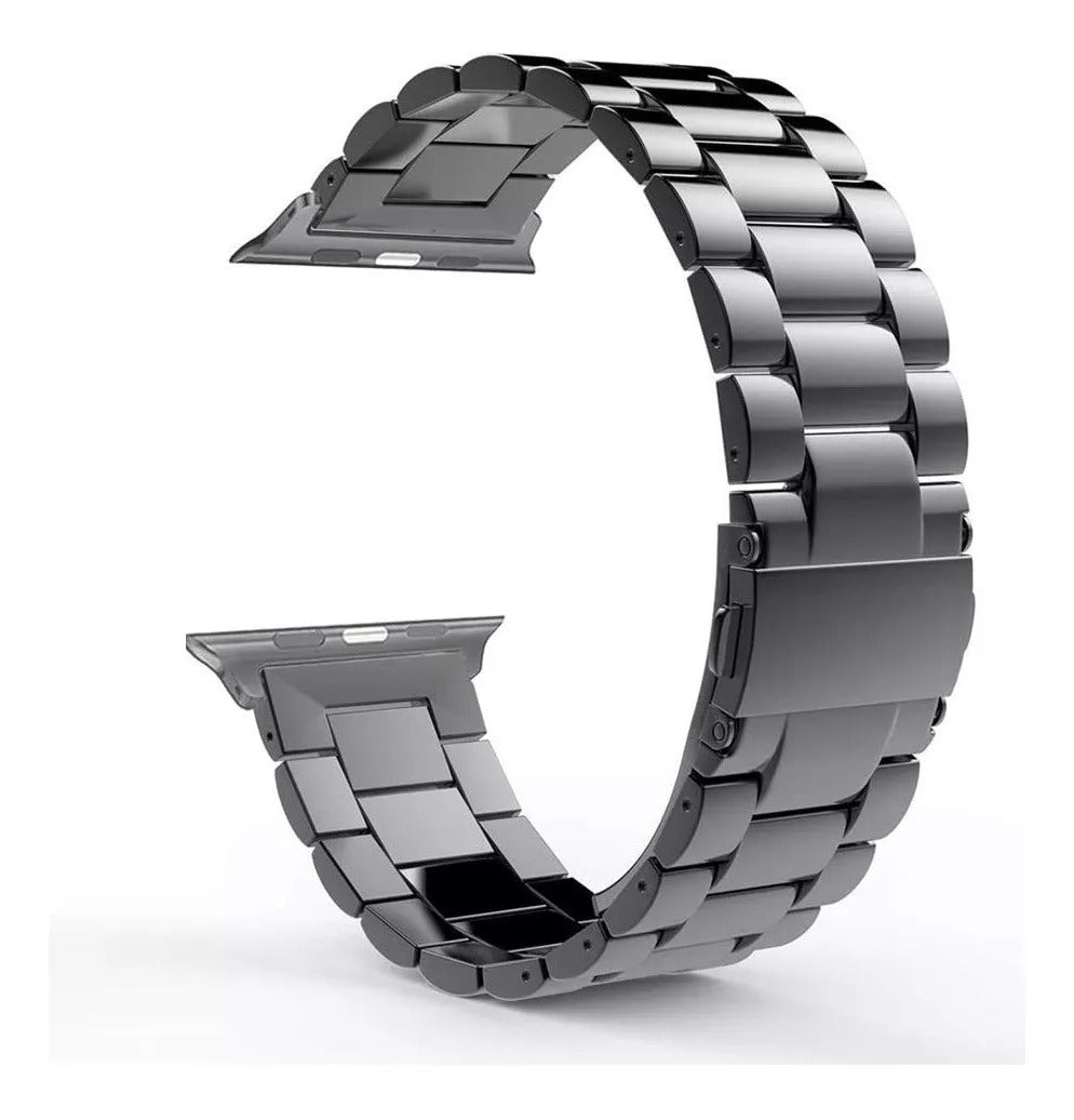 Correa de reloj de acero inoxidable compatible con Apple Watch, 38mm/40mm Vikingotek