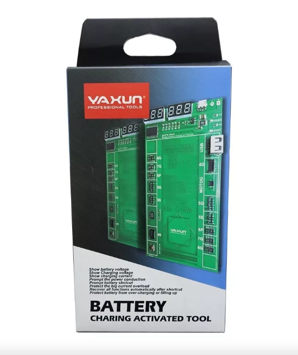 Reactivador Y Cargador De Baterías Yaxun YX-G01 IP 4g-7g Moto G Moto Z Vikingotek