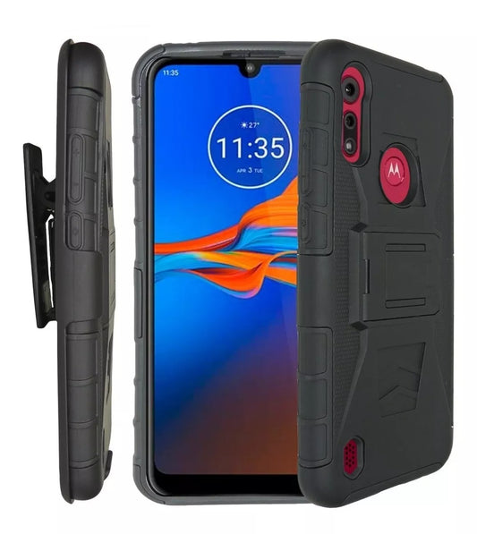Funda De Uso Rudo compatible con : Motorola E6s 2020 Vikingotek