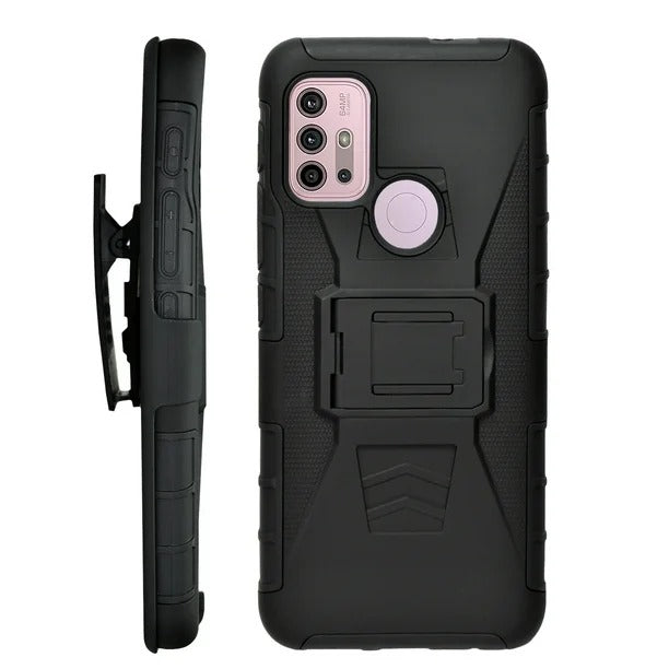 Funda De Uso Rudo compatible con : Motorola G10/G20/G30 Vikingotek
