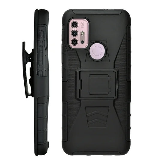 Funda De Uso Rudo compatible con : Motorola G10/G20/G30 Vikingotek